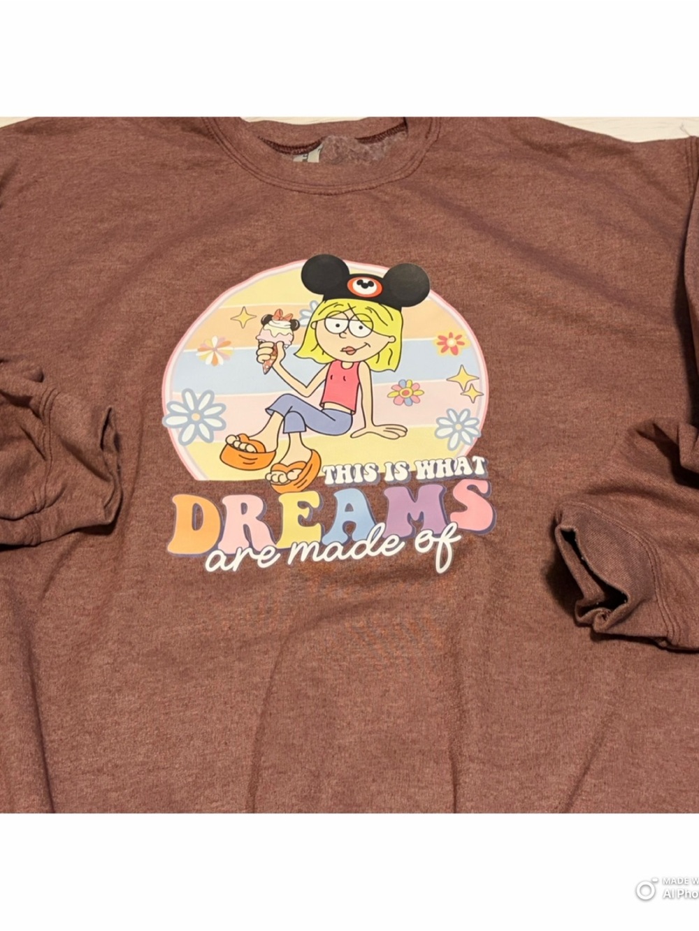 Like NEW Lizzie McGuire Sweatshirt- 'Dreams Are Made Of'